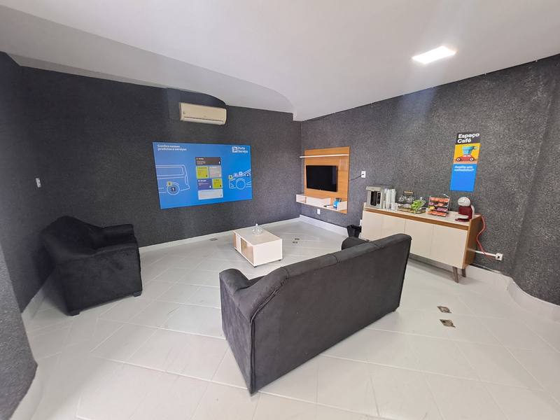 Sala de espera para clientes